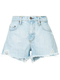 шорты с завышенной талией и необработанными краями Nobody Denim