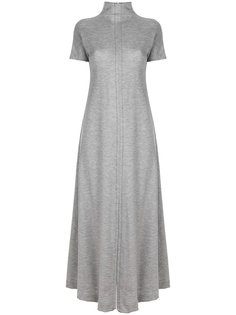 расклешенное длинное платье с поясом  Maison Margiela