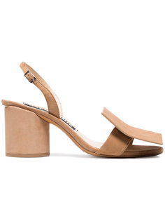 Les Rond Carré 60 suede sandals Jacquemus