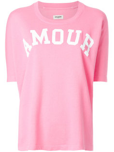 толстовка с надписью Amour Zadig &amp; Voltaire