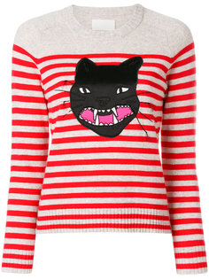 свитер Lilo  в полоску с кошкой Zadig &amp; Voltaire