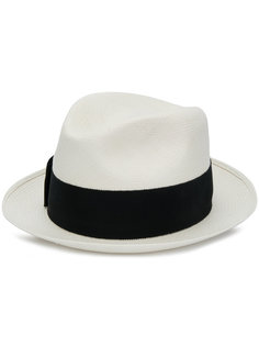 шляпа с контрастной лентой Prada