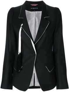 приталенный пиджак с кисточками Ann Demeulemeester