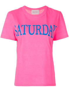 футболка saturday  Alberta Ferretti