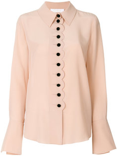 блузка с зазубренными краями с пуговицами Chloé