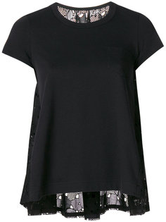 футболка с декорированной спиной Sacai