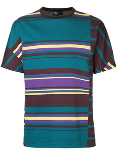 printed stripe T-shirt  Kolor