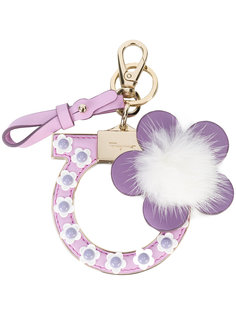 цветочный брелок с логотипом Salvatore Ferragamo