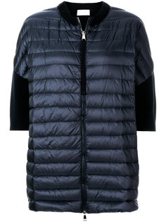 кардиган с короткими рукавами и дутой отделкой  Moncler