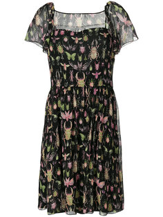 платье с принтом  Red Valentino