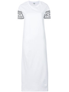 платье-футболка миди с логотипом  Kenzo
