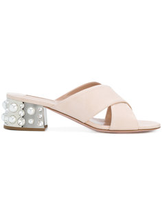 embellished heel sandals Sebastian