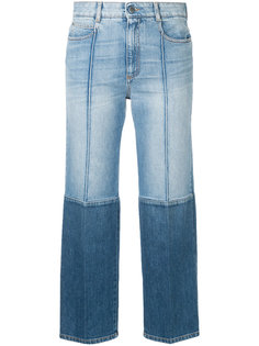 укороченные двухцветные джинсы Stella McCartney
