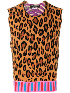 animal print sweater vest Comme Des Garçons Homme Plus