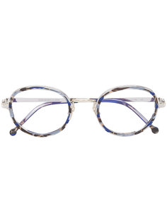 tortoiseshell effect glasses Cutler &amp; Gross