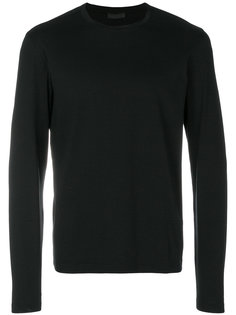 классический топ с длинными рукавами Prada