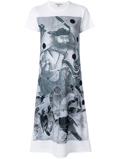graphic print T-shirt dress Comme Des Garçons