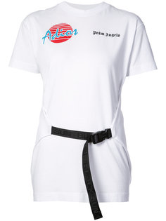 Adios belted waist T-shirt Palm Angels