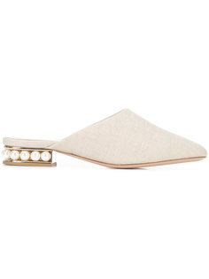 embellished pearl mules Nicholas Kirkwood