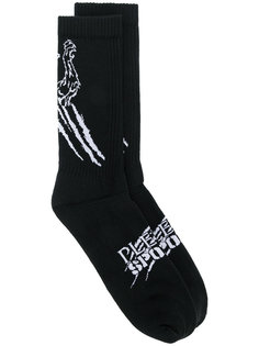 носки с принтом ягуара Plein Sport
