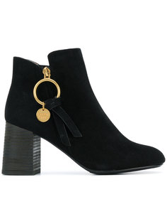 ботильоны с кольцом на молнии See By Chloé