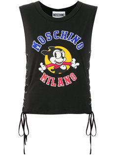 майка с принтом Микки Мауса Moschino