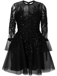декорированное платье из тюля Elie Saab
