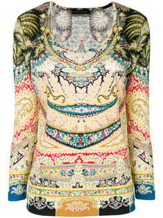 блузка с абстрактным узором  Etro