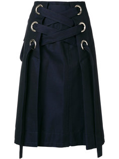 юбка со шнуровкой Sacai
