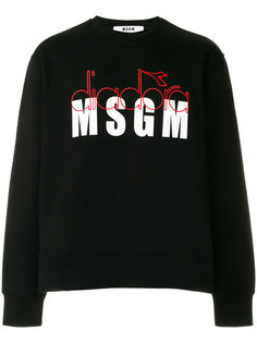 MSGM X Diadora branded sweatshirt MSGM