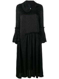 asymmetrical neck midi dress Comme Des Garçons Comme Des Garçons