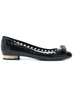 резиновые балетки с бантом Salvatore Ferragamo