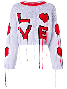 укороченный свитер Love Philosophy Di Lorenzo Serafini