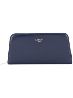 кошелек на молнии с логотипом Lanvin
