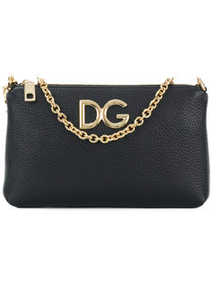 клатч с логотипом на цепочке Dolce &amp; Gabbana