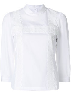 lace detail high-neck blouse Comme Des Garçons Comme Des Garçons