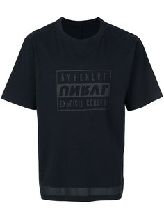 футболка с заплаткой с логотипом  Unravel Project