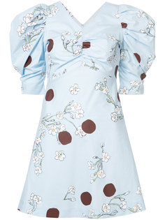 floral and polka dot print dress Isa Arfen