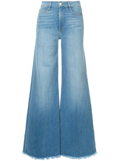 джинсы Le Palazzo с необработанными краями Frame Denim