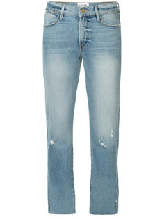 джинсы Le High с необработанными краями Frame Denim