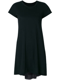 flared back dress Sacai