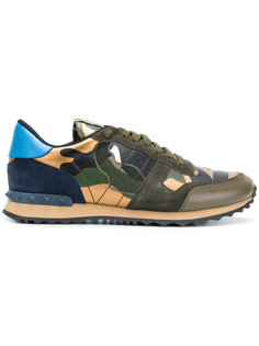 камуфляжные кроссовки Rockrunner Valentino Garavani  Valentino