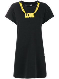 платье-футболка с цепочкой  Love Moschino