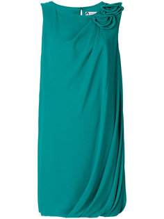 платье с цветочной аппликацией  Lanvin