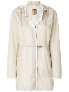 waterproof hooded overcoat Fay
