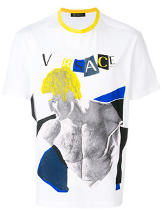 футболка с графическим принтом Statue  Versace