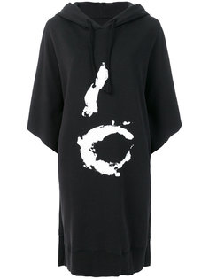 платье-толстовка с графическим принтом Mm6 Maison Margiela