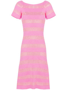 полупрозрачное трикотажное платье  Moschino