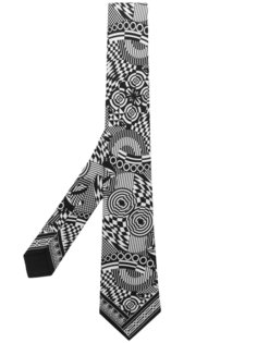 printed tie Versace