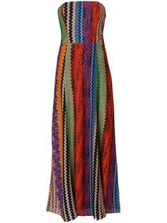 платье без лямок с вышивкой Missoni